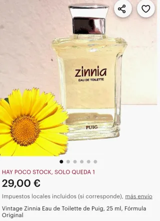 Colonia Zinnia Eau de Toilette Puig