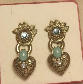 Pendientes Nouveau Rossi Bijoux France. Vintage