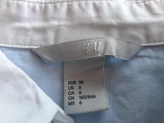 Camisa H&M. Talla S. Manga Larga.