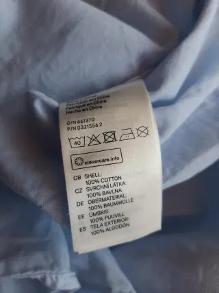 Camisa H&M. Talla S. Manga Larga.