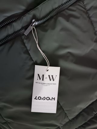 Abrigo acolchado verde mujer Losan