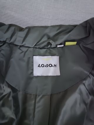 Abrigo acolchado verde mujer Losan