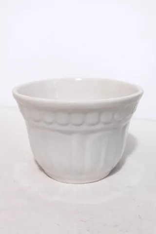 Bol de porcelana blanco