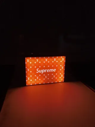 Lampada da tavolo Supreme arancione