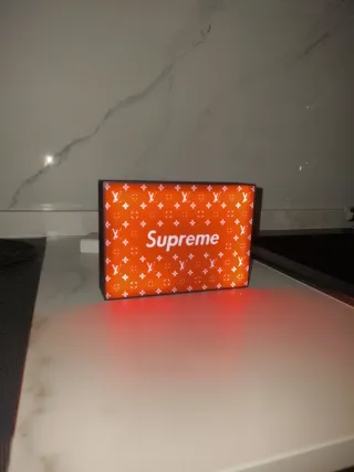 Lampada da tavolo Supreme arancione