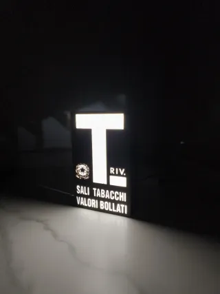 Lampada Tabacchi Riv. Valori Bollati