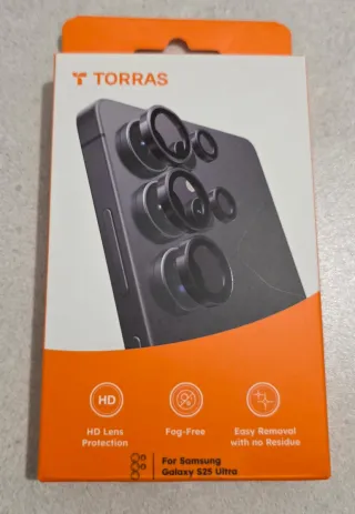 Protector Lentes Cámara Samsung S25 Ultra TORRAS.