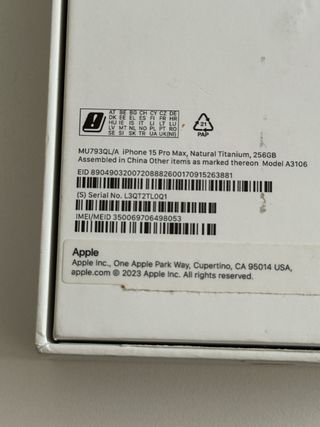 Struttura iPhone 15 Pro Max (Grigio/Argento)