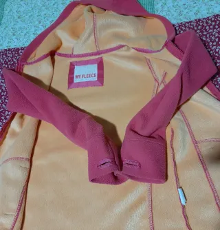 Sudadera coral, capucha, 10-11 años