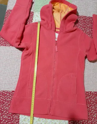 Sudadera coral, capucha, 10-11 años
