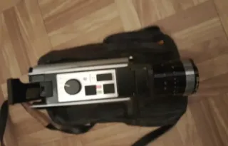 Videocámara Vintage con Bolso