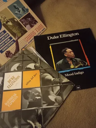 Lote 5 Vinilos Jazz: VU, Duke Ellington, Armstrong