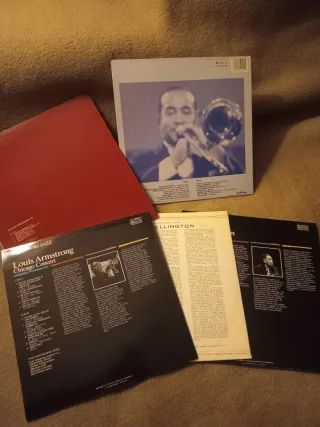 Lote 5 Vinilos Jazz: VU, Duke Ellington, Armstrong