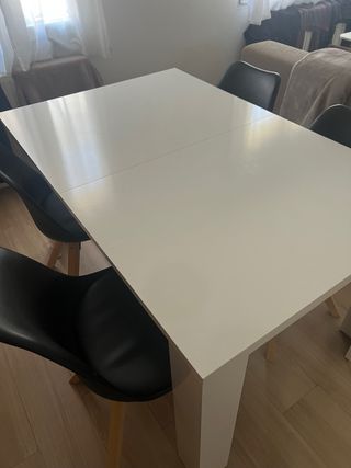 Mesa comedor extensible blanca Urge!!