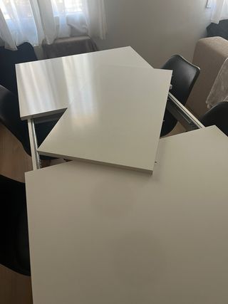 Mesa comedor extensible blanca Urge!!