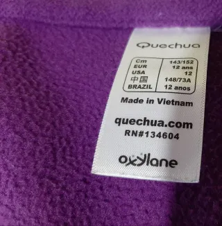 Sudadera Morada Niña Talla 12