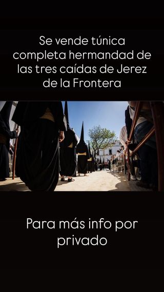 Túnica Hermandad Tres Caídas Jerez