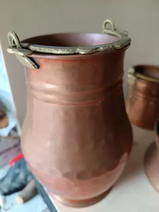 Set 4 recipienti in rame