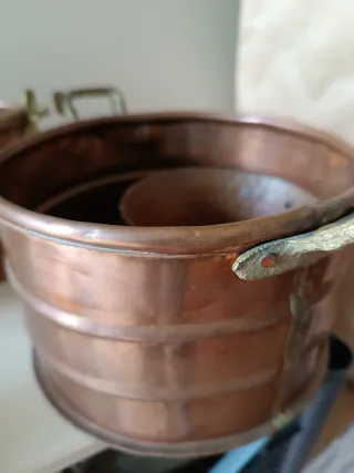 Set 4 recipienti in rame