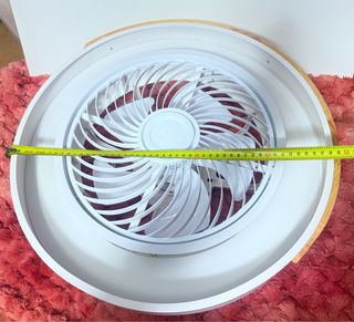 Lámpara Ventilador Madera 50cm