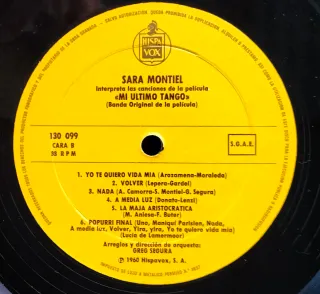 LP Sarita Montiel Mi Último Tango