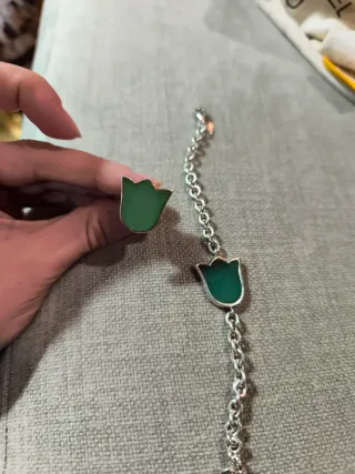 Conjunto Pulsera y Anillo Rainbow Tulipán Tous