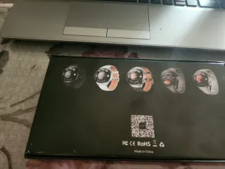 Reloj Inteligente Negro y Plateado