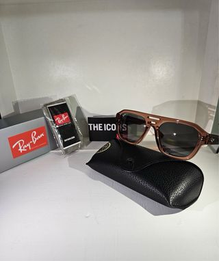 Occhiali Ray Ban Corrigan Brown Trasparent