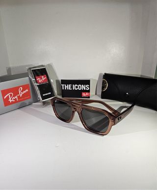 Occhiali Ray Ban Corrigan Brown Trasparent
