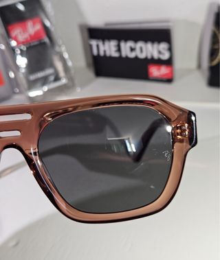 Occhiali Ray Ban Corrigan Brown Trasparent