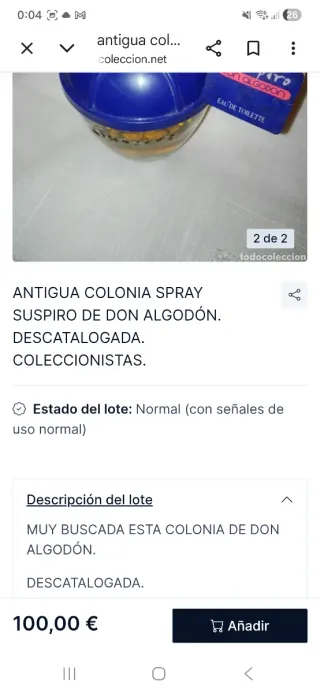 Antigua colonia Suspiro Don Algodón