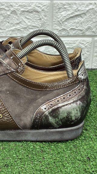 Scarpe Cesare Paciotti uomo marrone/argento