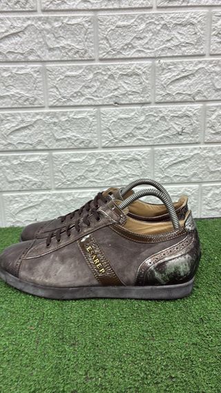 Scarpe Cesare Paciotti uomo marrone/argento