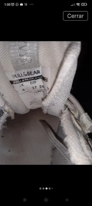 Bambas Pull&Bear blancas