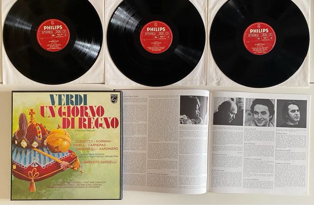 3 LPs Verdi - Un Giorno di Regno