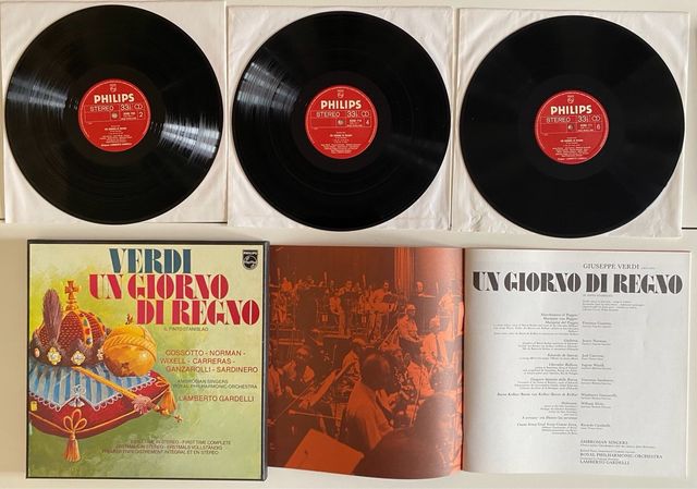 3 LPs Verdi - Un Giorno di Regno