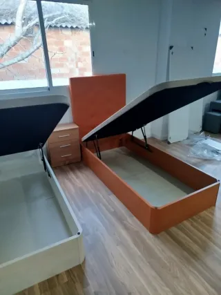 Cama nueva con cabecero