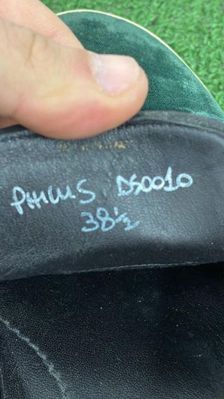 Scarpe Church's verdi in velluto