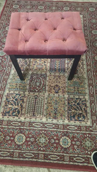 Banqueta Piano / Reposapiés Vintage Capitoné