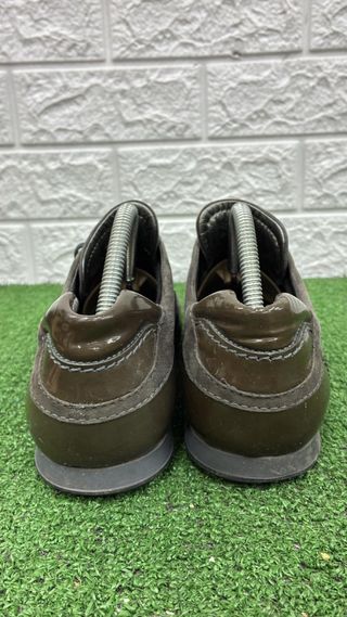 Scarpe Hogan Marrone Vernice Pelle