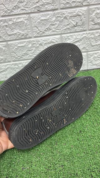 Scarpe Hogan Rebel Pelle Marrone Grigio