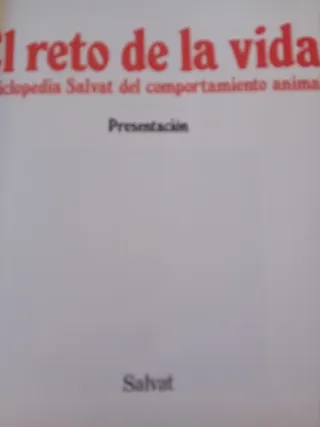 Libro Presentación colección R. Animales