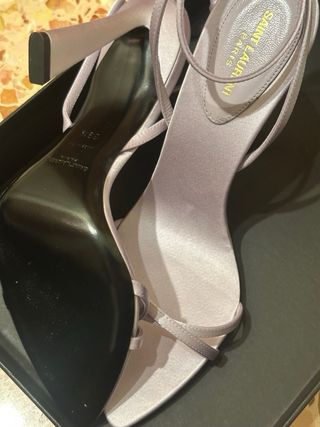 Sandali Saint Laurent Lilla 39.5