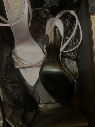 Sandali Saint Laurent Lilla 39.5