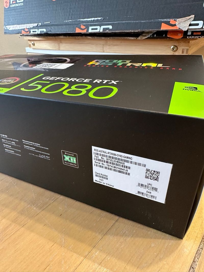 Asus ROG Astral 5080 OC Nueva Precintada afbeelding 3
