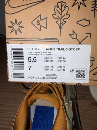 Nike Pegasus Trail 5 Gore-Tex Beige