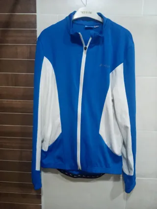 Maillot Ciclismo Azul y Blanco Talla L