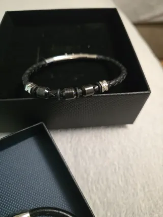 Pulsera de cuero trenzado para hombre 40€ las 2