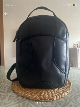 Mochila piel de búfalo y cartera de regalo