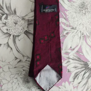 Corbata de seda vintage made in Spain